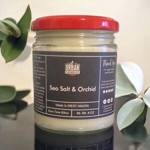 Sea Salt & Orchid Scented Candle - 8oz